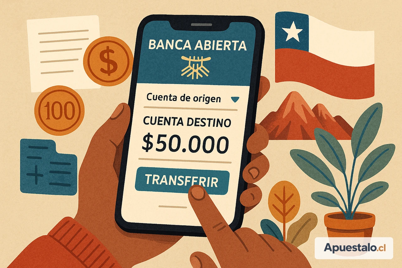 Ilustración de depósito o retiro con Khipu