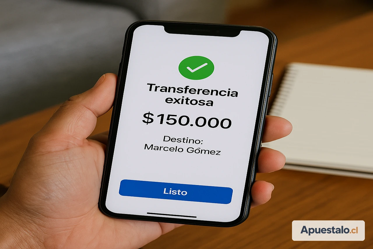 Ilustración de transferencia bancaria