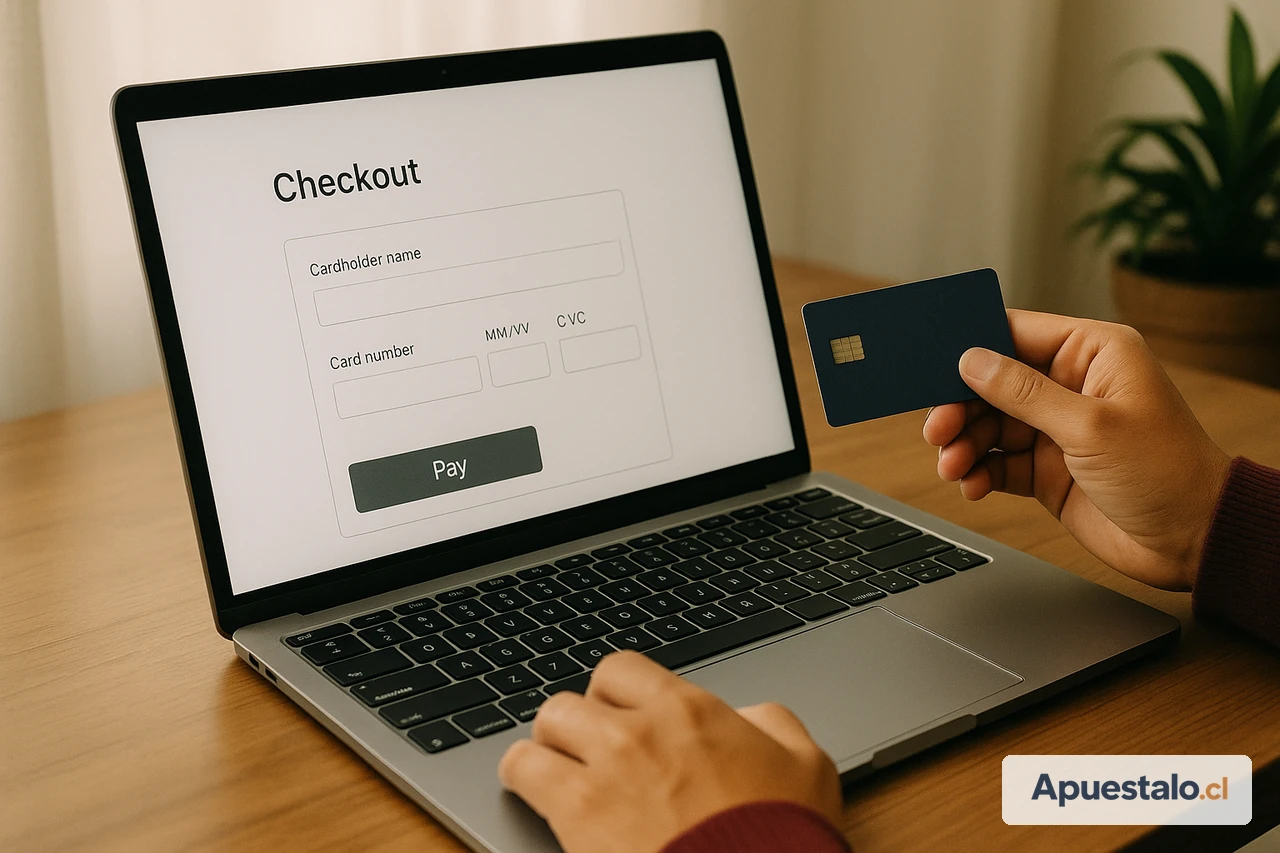 Ilustración de pago con Webpay
