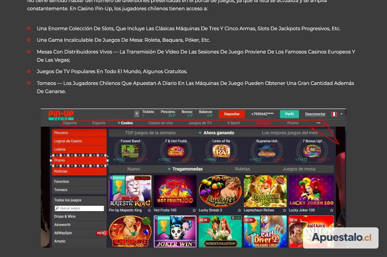 Captura del bono / inicio de pin up bet